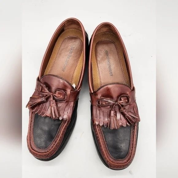 Johnston & Murphy Shoes Men 10 Aragon II Kiltie Tassel Narrow